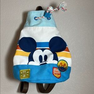 Disney Mickey Mouse Kids Backpack - Blue and White
